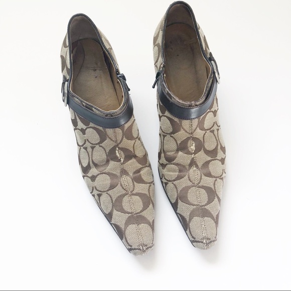 COACH Signature Booties - Picture 4 of 7